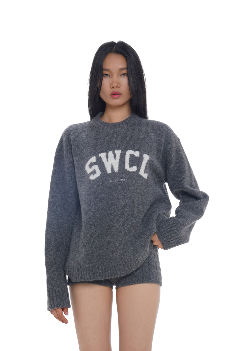 Wool Sweater with logo