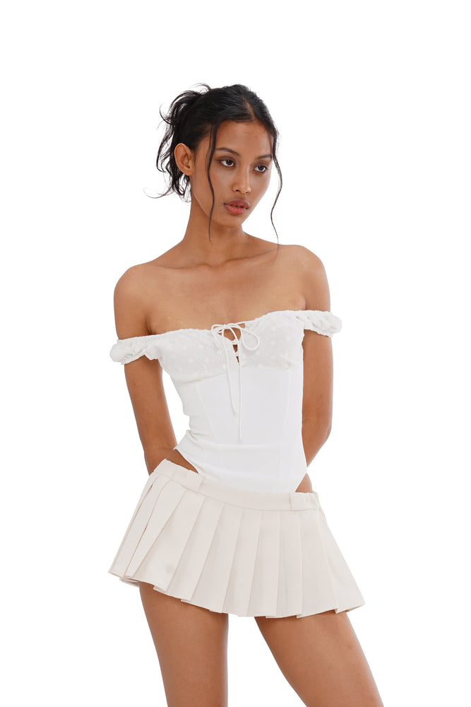 peri pleated corset mini dress Faviana Tight Corset Homecoming Dress 11111 Forest Green / 10