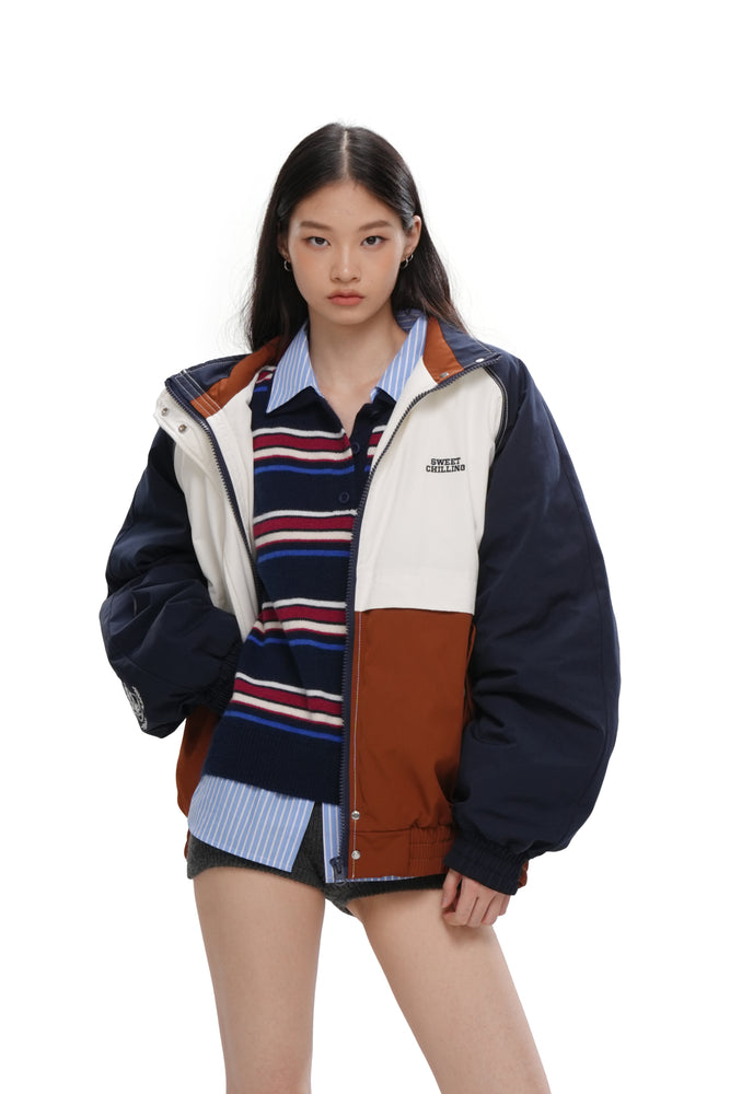 COLORBLOCK PUFFER JACKET