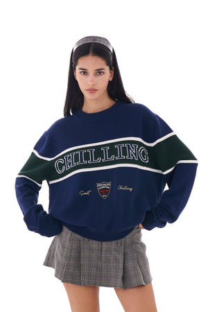 CLASSIC VERSITY  PULL OVER SWEATER