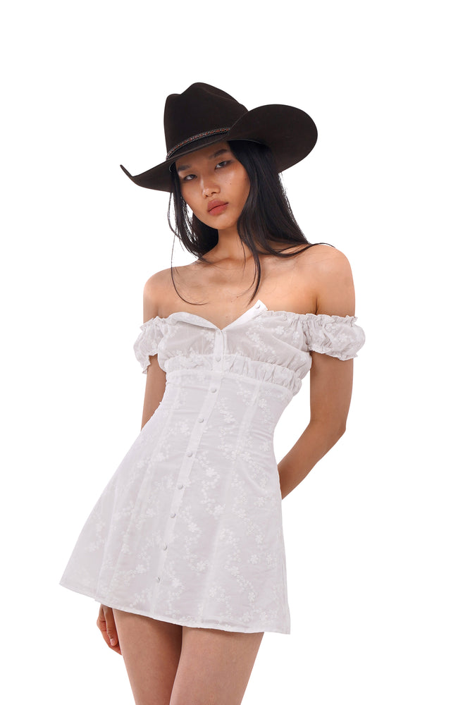 OFF SOULDER MINI DRESS WITH PRINCESS CUT Sweet Chilling OFF SOULDER MINI DRESS WITH PRINCESS CUT Sweet Chilling