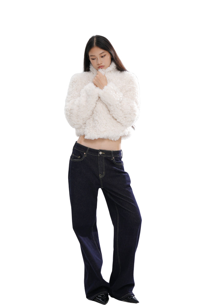 CROPPED FAUX FUR COAT – Sweet Chilling