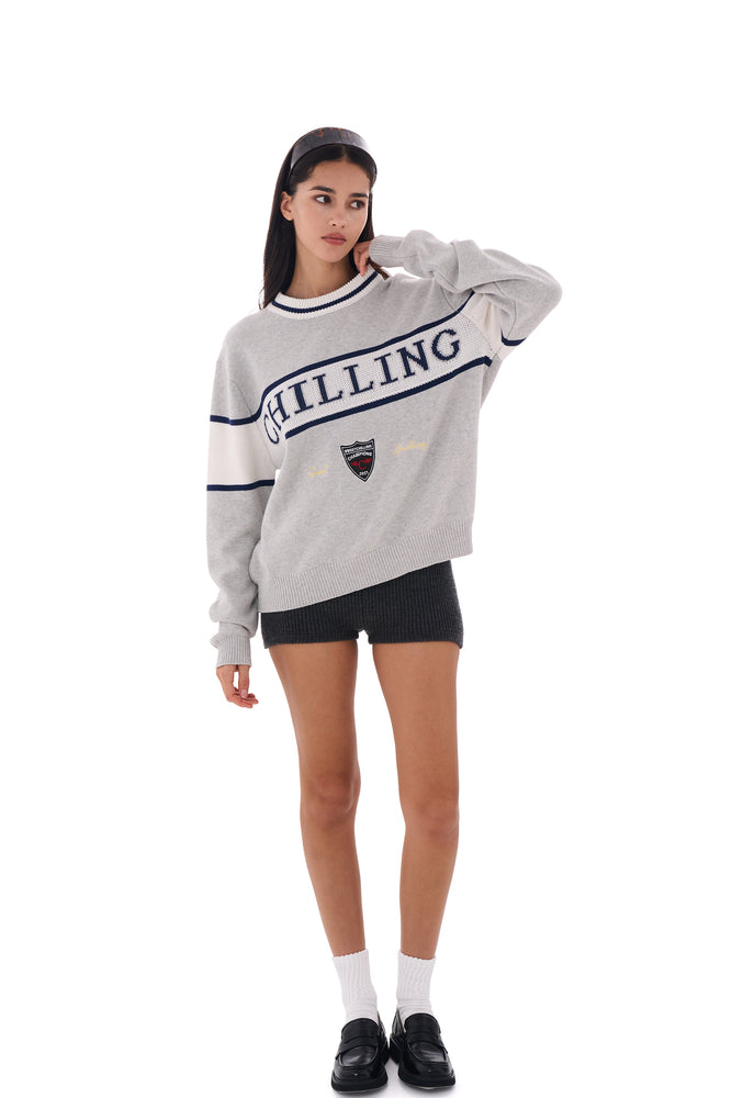 CLASSIC VERSITY  PULL OVER SWEATER