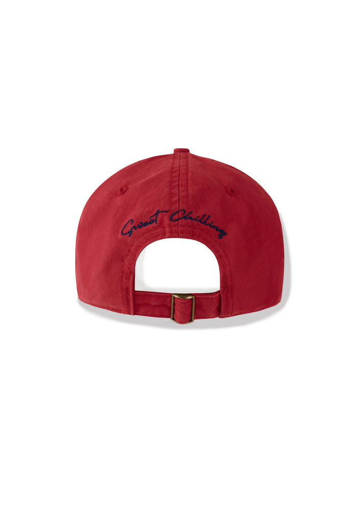 EMBROIDERED LOGO COTTON TWILL CAP