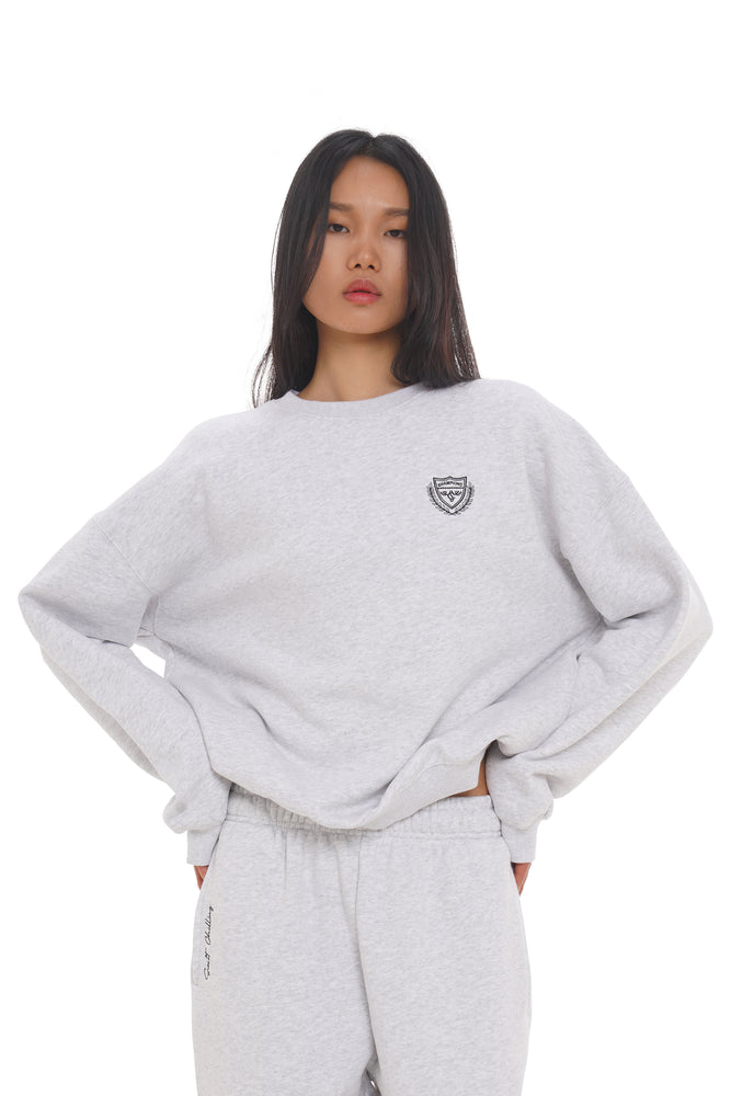 HEAVYWEIGHT LOGO STITCH SWEATSHIRT & SWEATPANT