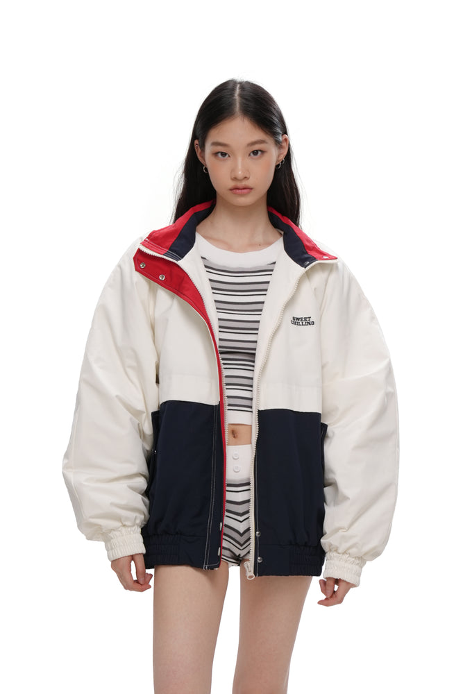 COLORBLOCK PUFFER JACKET