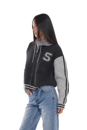 KNIT VERSITY BOMBER JACKET