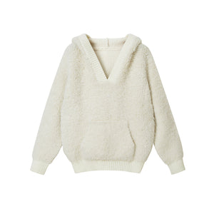 CIRCLE FLEECE FUZZY SWEATER  & CIRCLE FLEECE FUZZY SHORTS