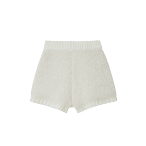 CIRCLE FLEECE FUZZY SWEATER  & CIRCLE FLEECE FUZZY SHORTS