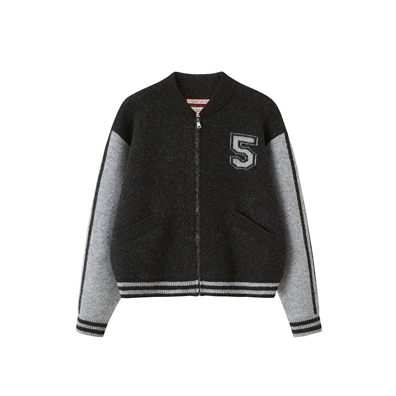 KNIT VERSITY BOMBER JACKET