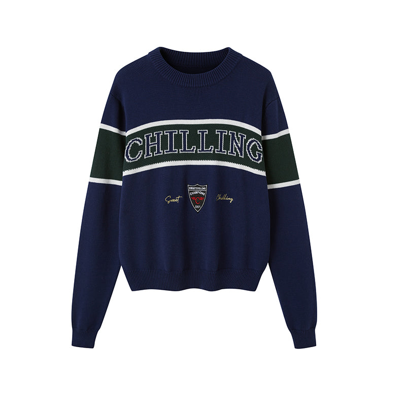 CLASSIC VERSITY  PULL OVER SWEATER