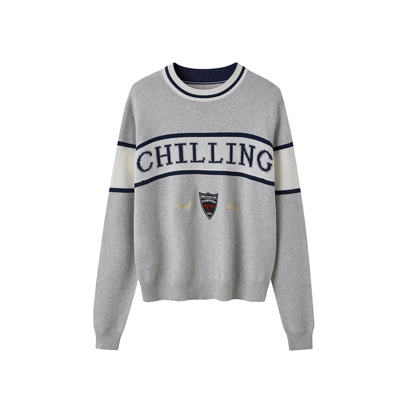 CLASSIC VERSITY  PULL OVER SWEATER