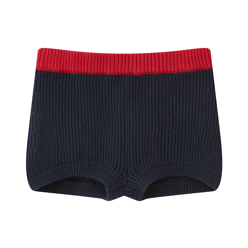 REINDEER JACQUARD CARDIGAN & MINI SHORTS