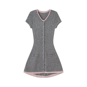 THE LAYERED LOOK KNIT DRESS & SHORTS – Sweet Chilling