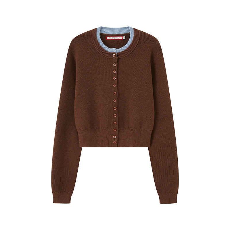 COLOR BLOCK CARDIGAN & KNIT TANK &KNIT  SHORTS