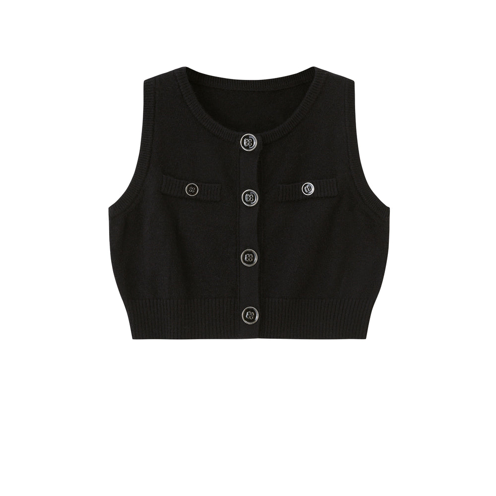 TEXTURED KNIT BOXY JACKET & KNIT SKIRT