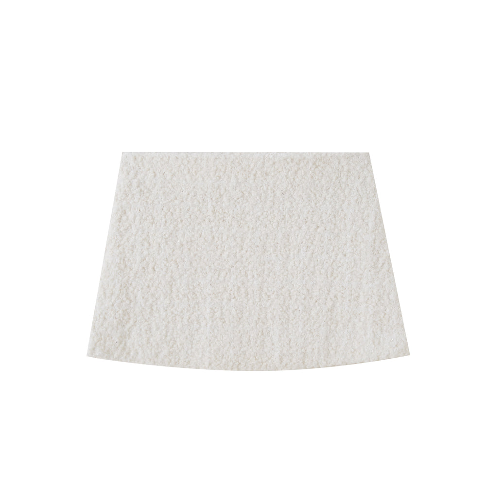 TEXTURED KNIT BOXY JACKET & KNIT SKIRT