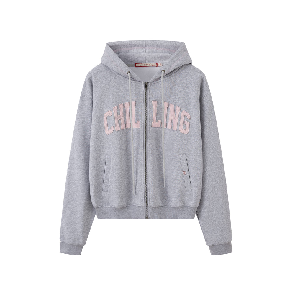 VARSITY LOGO ZIP-UP HOODIE & SWEATPANT