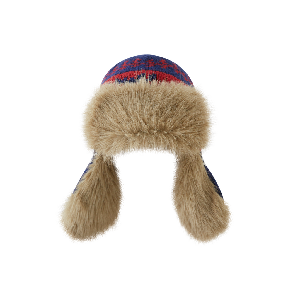 REINDEER FESTIVE FUZZY TRAPPER