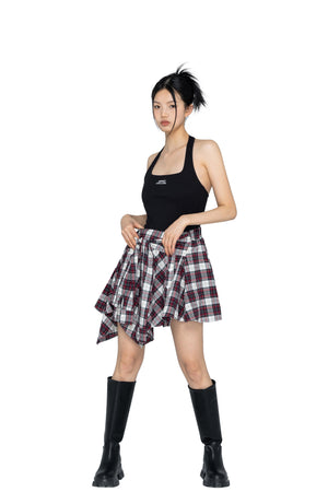 'NOT A CHECK SHIRT' SKIRT